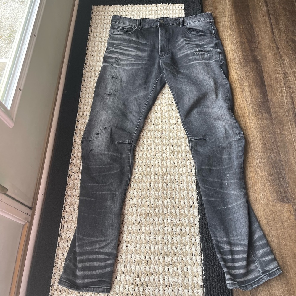 Men’s Grindhouse Denim distressed jeans